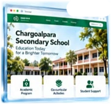 Chargoalpara Secondary School ওয়েবসাইটের প্রতীকী প্রিভিউ