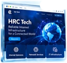 HRC Tech ওয়েবসাইটের প্রতীকী প্রিভিউ