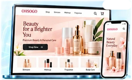 OHSOGO স্টোরের প্রতীকী প্রিভিউ — ল্যাপটপ ও মোবাইলে